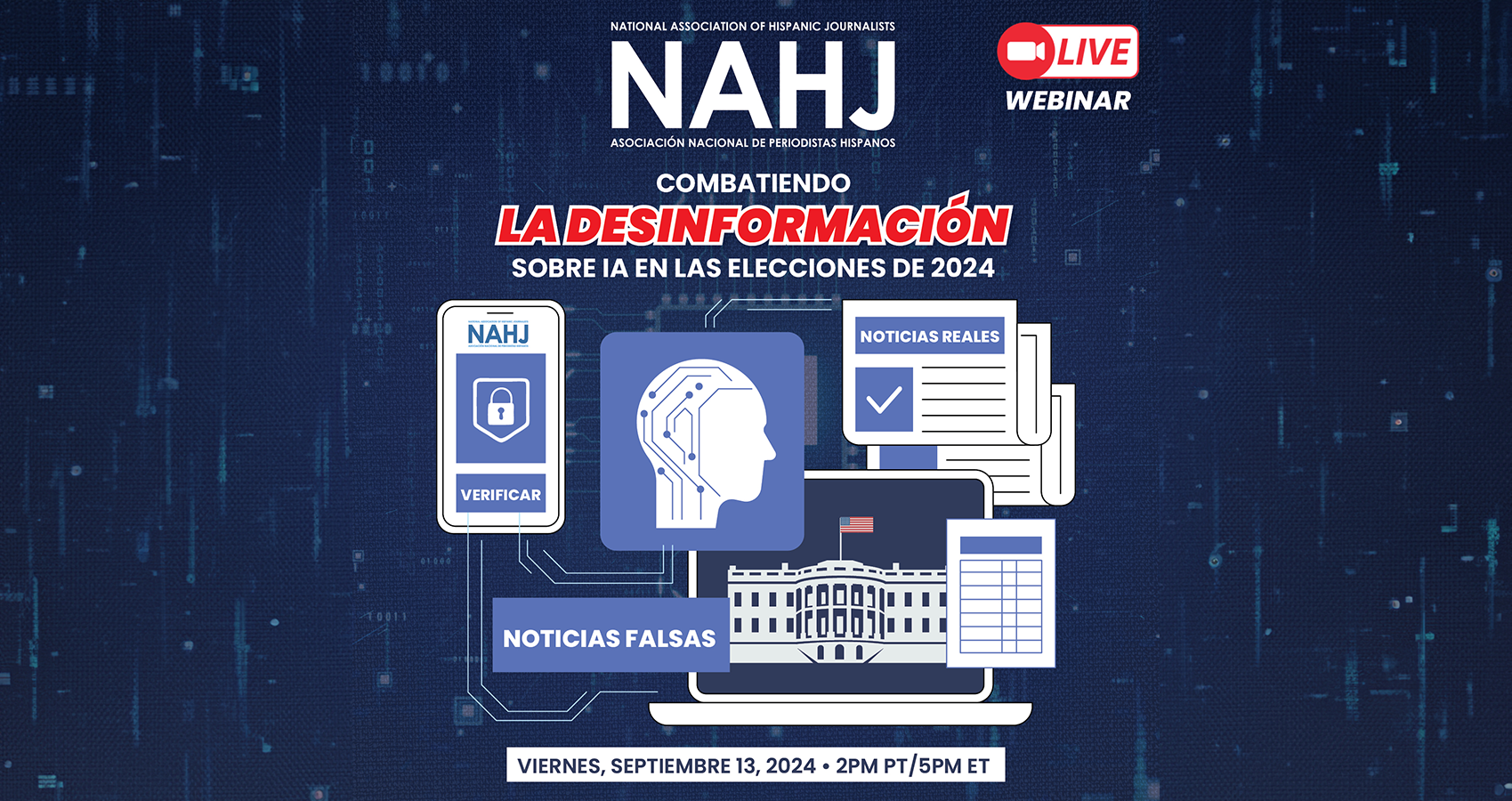 Combatting AI Misinformation in the 2024 Election Series (Virtual – Spanish)