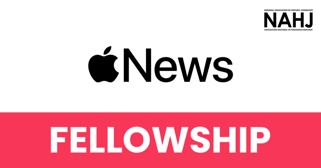 NAHJ and Apple News announce new early-career journalism fellowship