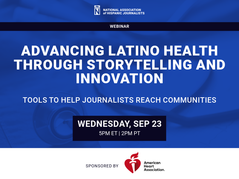 Webinar: Advancing Latino Health Through Storytelling and Innovation